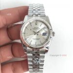 Swiss Replica Rolex Datejust Silver Face Jubilee ETA 3135 V2 Watch - Rolex Factory